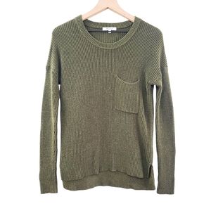 Madewell Women's Thompson Pocket Pullover Knit Sweater Size XXS